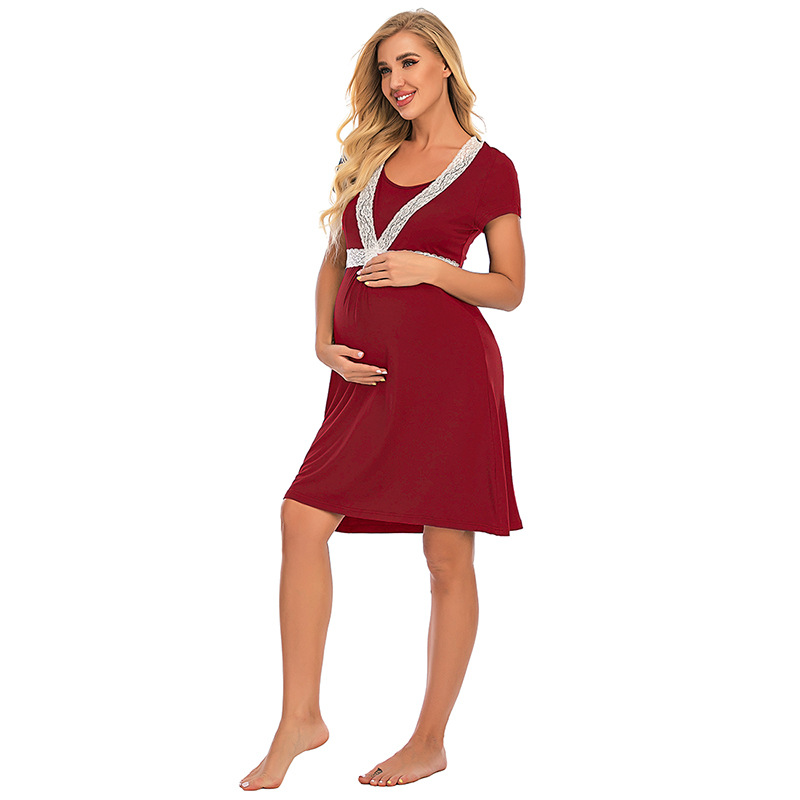 Pigiami da donna in pizzo, vestiti per la casa, camicia da notte, vestiti casual e comodi per la casa_voghion.com