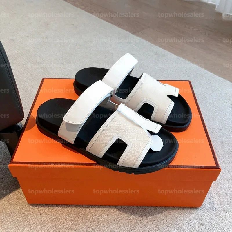 Paar-Stil für den Sommer, H-förmige echte Leder zwei Herren-Sh, modische und vielseitige flache Boden Strand_voghion.com