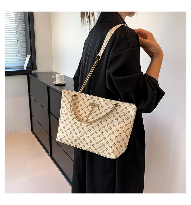 Borse da donna alla moda, borsa a tracolla, borsa a tracolla stampata, borsa a catena retrò da viaggio_voghion.com