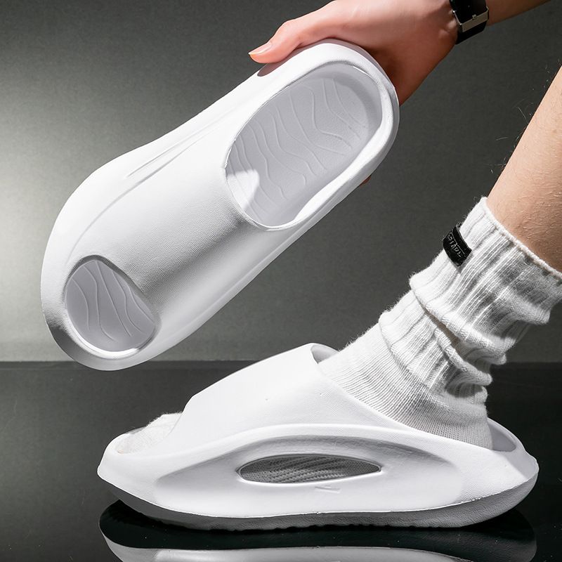 Unbeatable Quality Ladies' Thick Soled Summer Slippers With A Poop Like Feel, Coconut Shoes For Indoor Outdoor Wear, Casual And Versatile_voghion.com