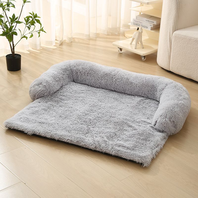 Cuscino per divano per animali domestici, lungo, in peluche, caldo, invernale, per gatti, rimovibile e lavabile, per cani_voghion.com