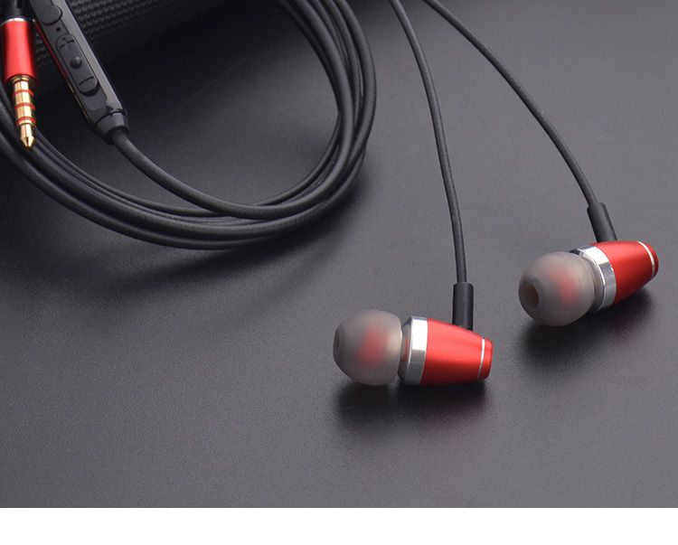 V1 Bakır Halka Kulak İçi Tam Yemek Subwoofer Müzik Lisening Android Akıllı Kontrol Ses Kulaklık Wih Mic Kablolu_voghion.com