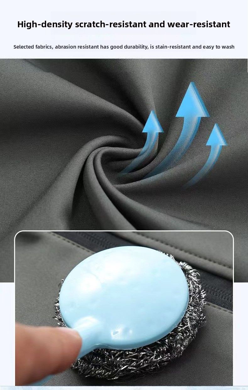 Chaqueta de invierno para hombre Shark Skin Soft Shell con forro polar, cálida, impermeable, cortavientos, para montañismo, esquí y ciclismo._voghion.com