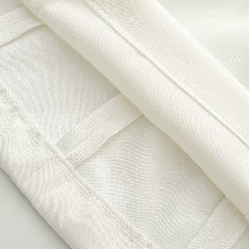 Roupas femininas elegantes, conjunto de saia longa de renda e cintura alta - top curto com ombros de fora e vestido longo fluido, conjunto de duas peças, corte slim formal/festa_voghion.com