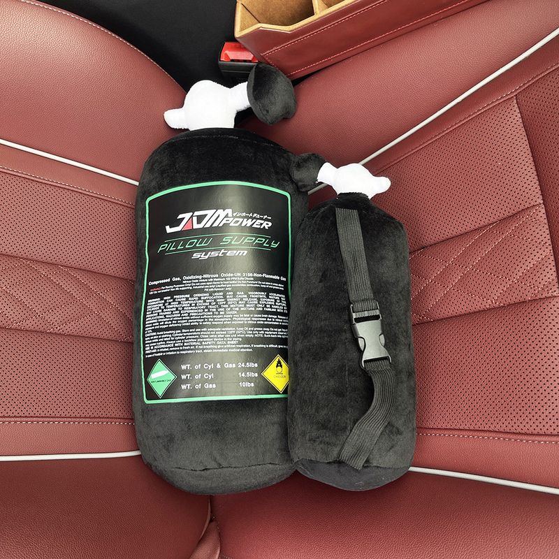 Hot Selling NOS JDM Modified Nitrogen Bottle Neck Lendenkussen Auto-interieur Hoofdsteun Accessoires_voghion.com