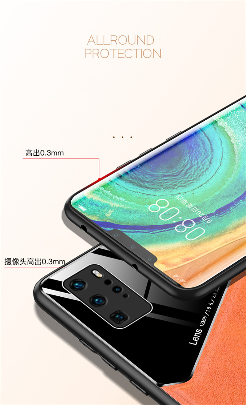 Muodikas nahkakotelo Huawei P40 Pro P30 P20 Lite Nova 8 SE 7 6 5 5i Pro 7i 4 4E 3 3i P Smart 2020 Y9 Prime 2019 -kotelolle_voghion.com