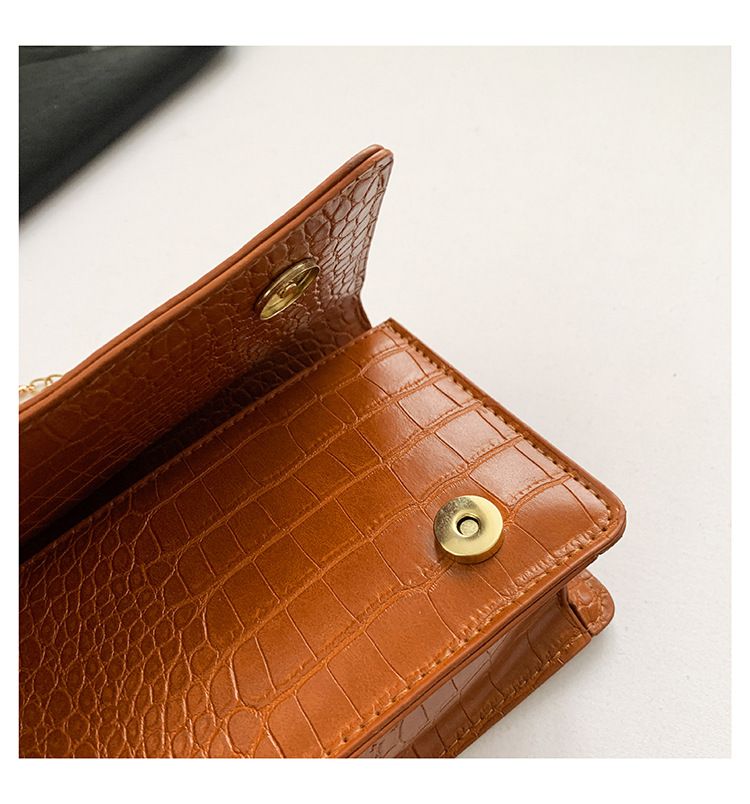 Ženska mala četvrtasta torba modernog i elegantnog krokodilskog uzorka ženska torba preko ramena u korejskom stilu sveobuhvatna torba preko ramena_voghion.com