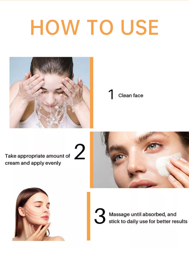 Vitamin C Mineral Facial Moisturizing & Refreshing Cream for Dry to Normal skin Day and Night,Skin Whitening Cream and Whitening Cream_voghion.com