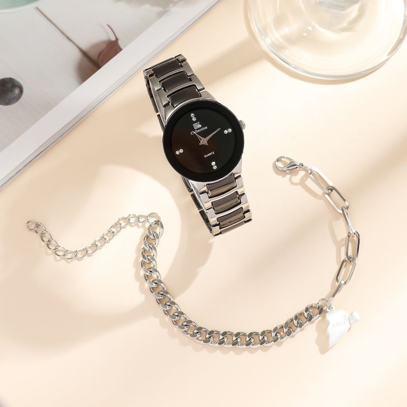 Herrklocka och armbandsset Parklocka Pararmband Föräldrabarnsklocka set Presentförpackning 4st_voghion.com