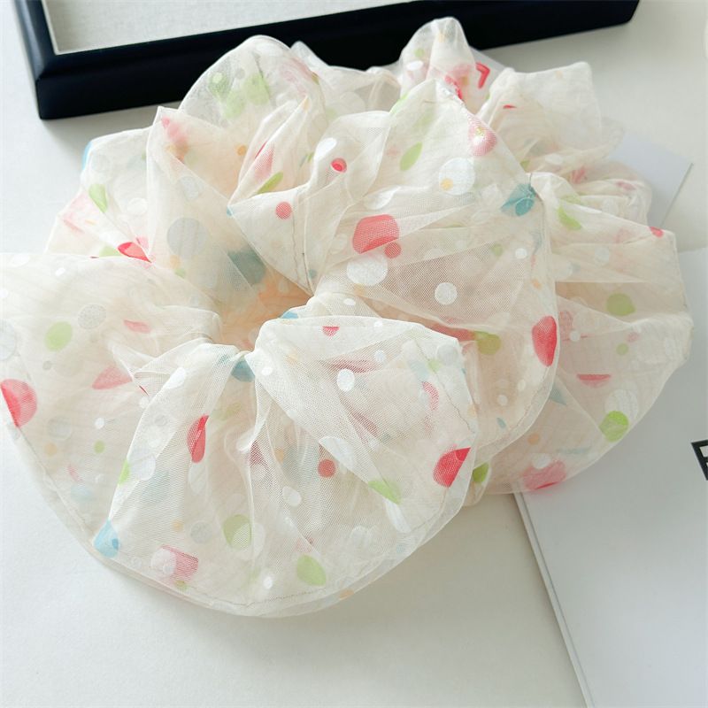 Elastico per capelli 2025 Nuovo elastico per capelli colorato a pois grandi_voghion.com