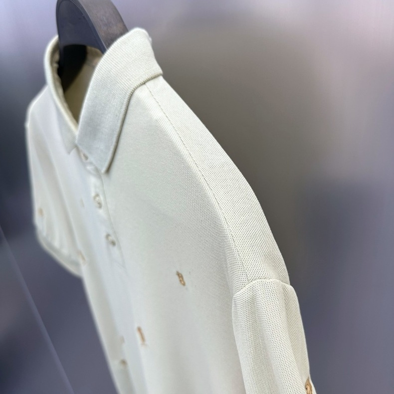 Herreklær sommergenser POLO-skjorte casual jakkeslag bjørnebroderi herre POLO-skjorte business fit B1DBD2139_voghion.com
