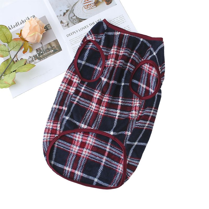 Abbigliamento per cani Autunno Inverno Gilet in pile Golden Retriever Labrador Samoiedo Border Collie Shiba Inu Corgi Cani di taglia media e grande_voghion.com