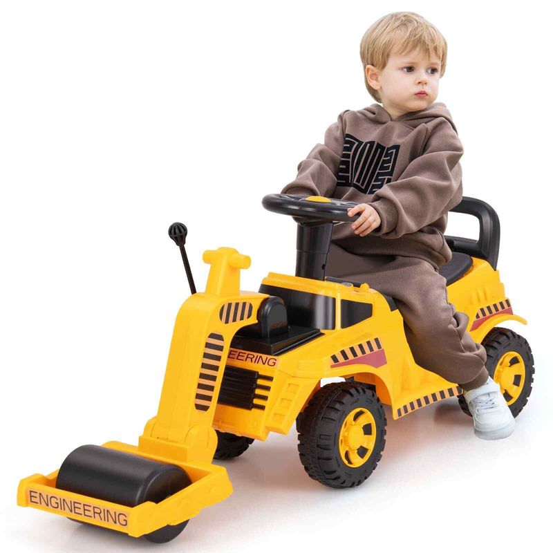 Toddlers Push Car Kids Ride On Construction Vehicle Foot-To-Floor Ride On Toy_voghion.com