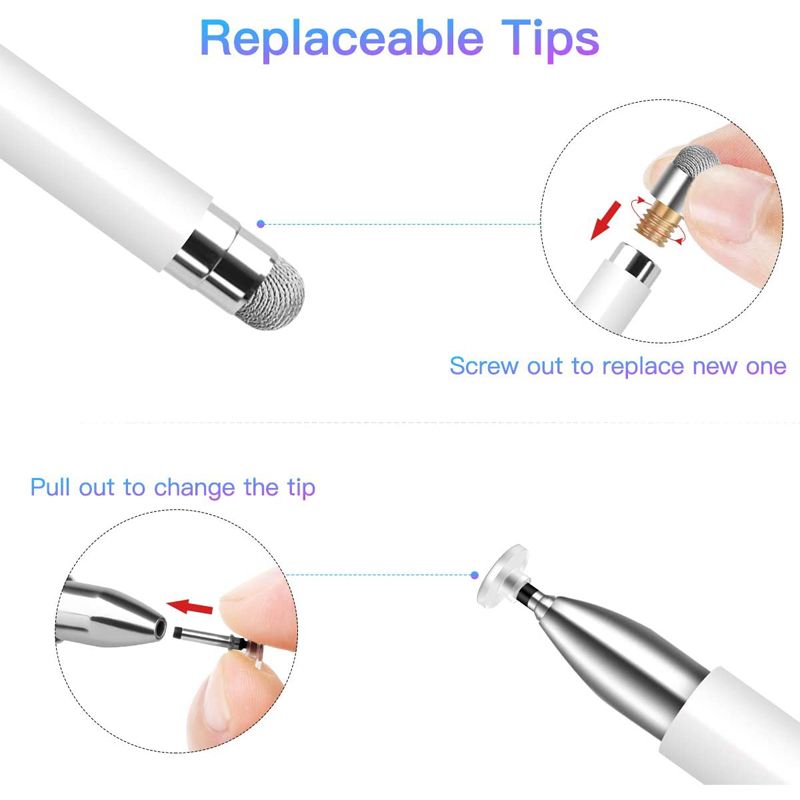 2 In 1 Magnetic Drawing Stylus Pen Touch Screen Pen For IPhone Samsung Huawei Xiaomi Tablets Smartphones_voghion.com