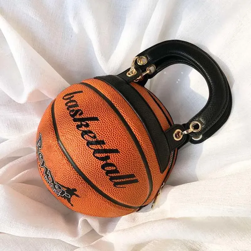 2025 And Handbags Designer Basketball Purses Round Crossbody Female Shoulder Trend Women's Bag_voghion.com