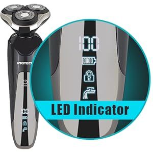 Rasoio elettrico da uomo - Wet/Dry con rifinitore per naso e basette_voghion.com