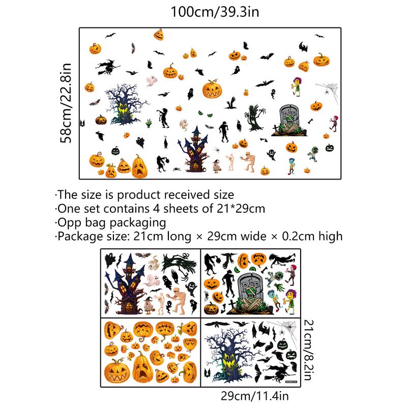 Aufkleber Halloween Blut Handabdruck Fußabdrücke Dekorative Wandaufkleber Fensteraufkleber Wohnzimmer Schlafzimmer Hintergrund Home Dekoration Aufkleber_voghion.com