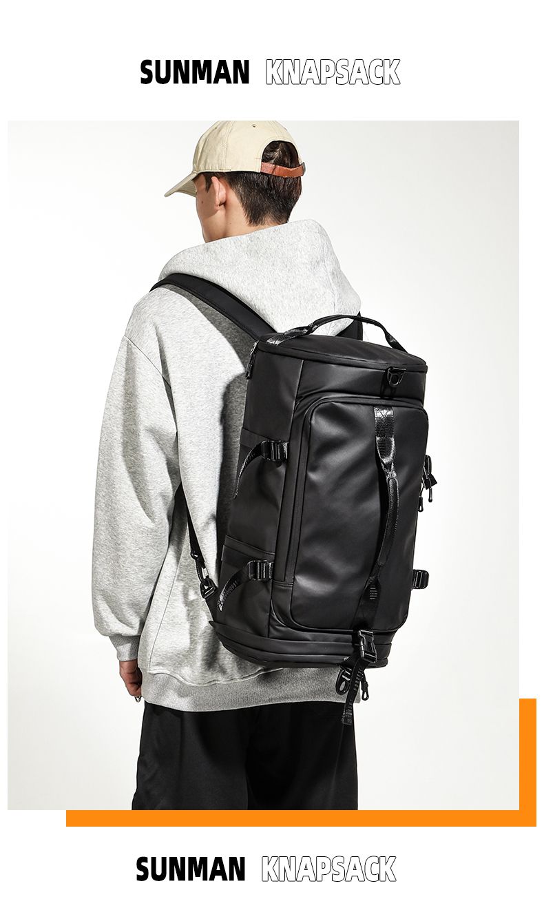 Men's Backpack Outdoor Cycling Multifunctional Travel Business Trip Fitness Large Capacity Sports Hiking Bag_voghion.com