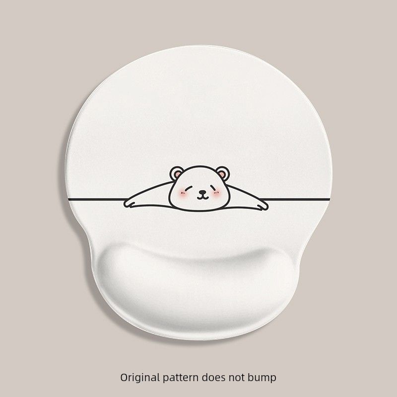 Unbeatable Quality Splint Plaid Mouse Hand Guard Silicone Rest Wristband Pad Support Creative Cute Wrist Pillow For Boys And Girls 3D_voghion.com