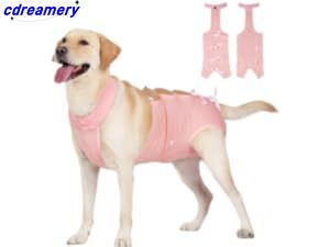 Kirurgiskt set för hund, återhämtningsset för husdjur, kirurgiskt set för hundsterilisering, bandageform, enkla postoperativa kläder, för steriliserade hudåkommor_voghion.com
