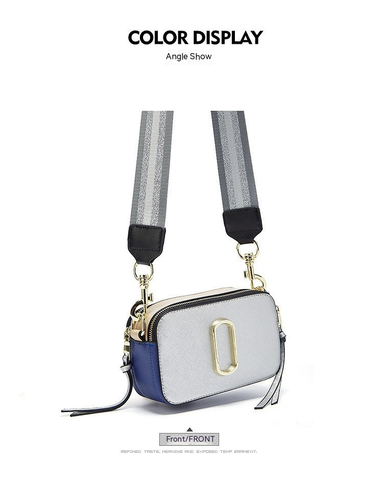 Shoulder Bag 2023 New Niche Design, High-end, Fashionable, Wide Shoulder Strap, Versatile Cross-body Camera Bag_voghion.com