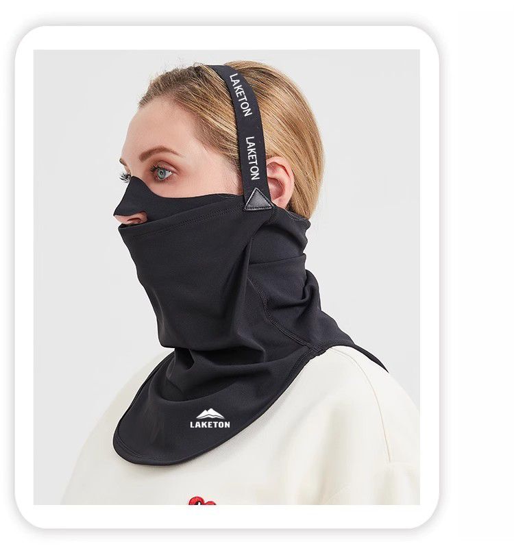 Ski-Gesichtsschutz, Winter, winddicht, kältebeständig, Fahrradkopfbedeckung, V-Face, Fleece-gefüttert, warm, atmungsaktiv, wärmer, Halsmanschette für_voghion.com