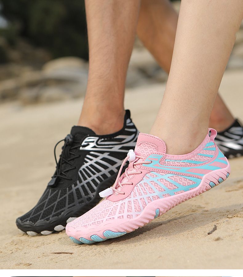 Scarpe da acqua unisex ad asciugatura rapida - Calzini antiscivolo per spiaggia, escursionismo e yoga (disponibili in 12 colori e 14 taglie)_voghion.com