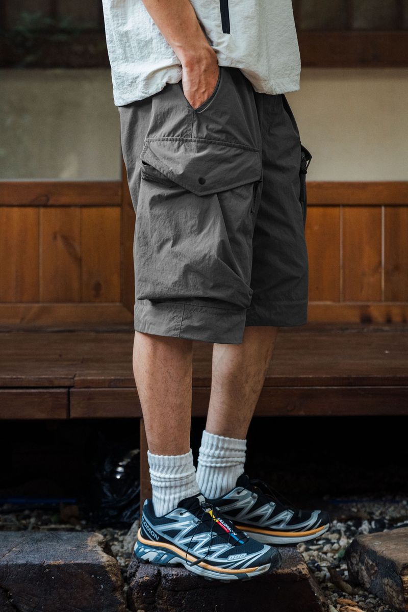 Men's Clothing Three Proof Quick Drying Detachable Workwear Pockets Outdoor Functional Loose Straight Trousers_voghion.com
