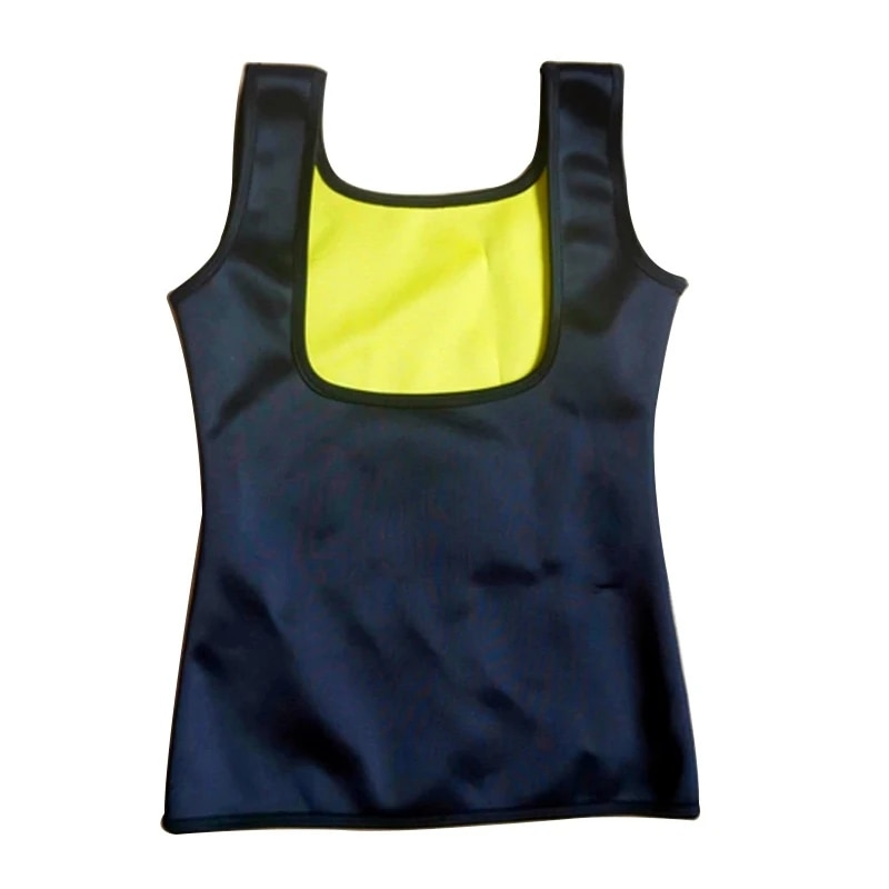 Donna Neoprene Shapewear Vita Trainer Corsetto Dimagrante Sudore Sauna Gilet Termico Body Shaper Palestra Allenamento Canotte_voghion.com