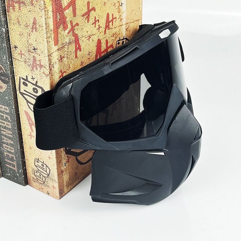 NAFEIB Motorradbrille für Männer und Frauen – Winddichte Reitmaske mit austauschbaren Gläsern_voghion.com