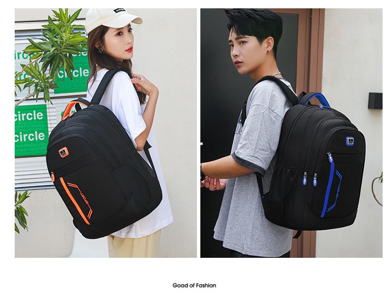Wasserdichter Oxford-Rucksack für Männer und Frauen – Reise-Laptoptasche mit großer Kapazität und Anti-Diebstahl-Design, atmungsaktive Schultergurte_voghion.com