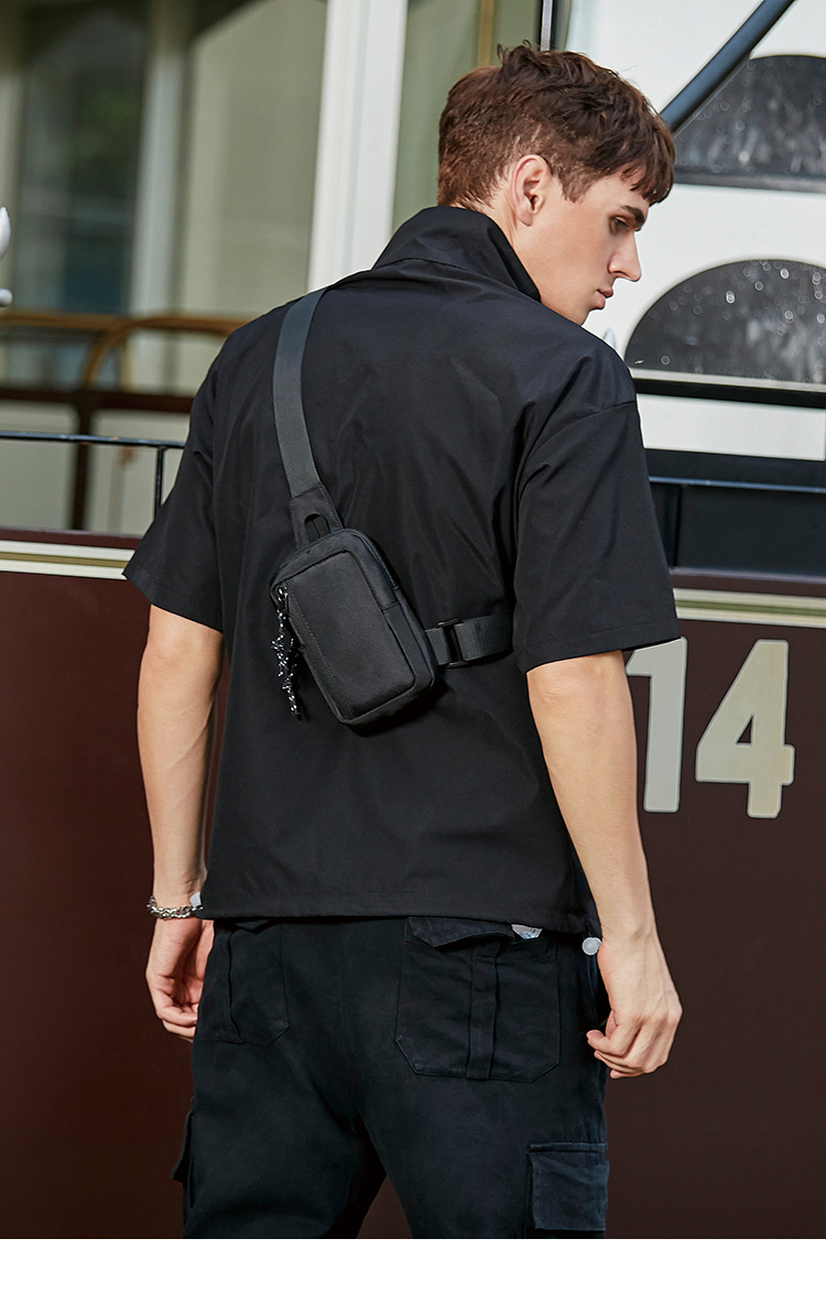 Crossbody Bag The 2024 New Model of Close-fitting Anti-theft Street Fashion Sports Mini Chest Bag Valuables Can Be Carried at Any Time_voghion.com