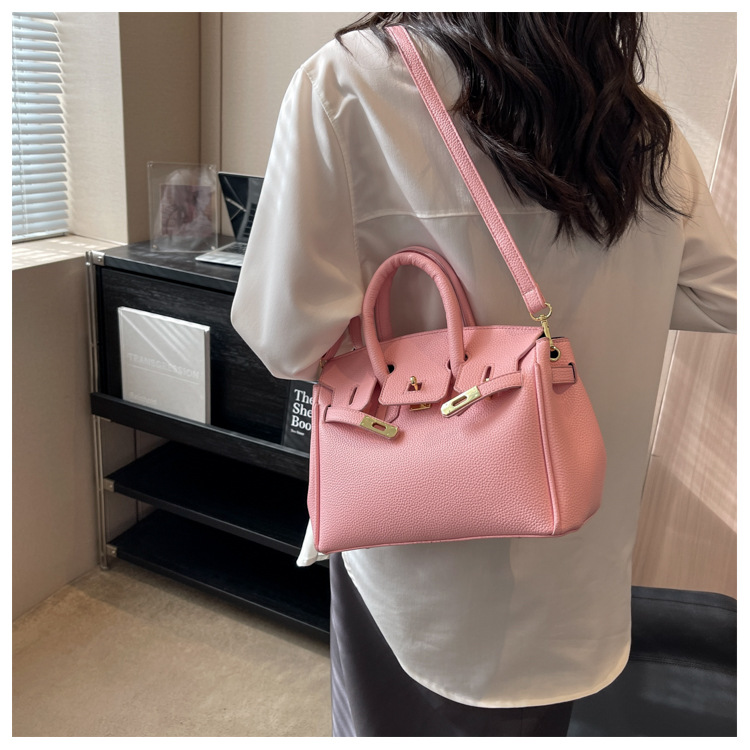 NUOVA borsa all'ingrosso Ins moda casual borsa a tracolla PU texture grande capacità borsa a tracolla per le donne_voghion.com