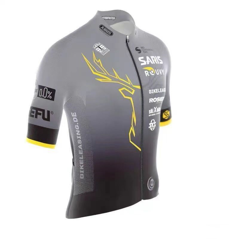 Ensemble de cyclisme à manches courtes et séchage rapide pour l'été, respirant et unisexe_voghion.com