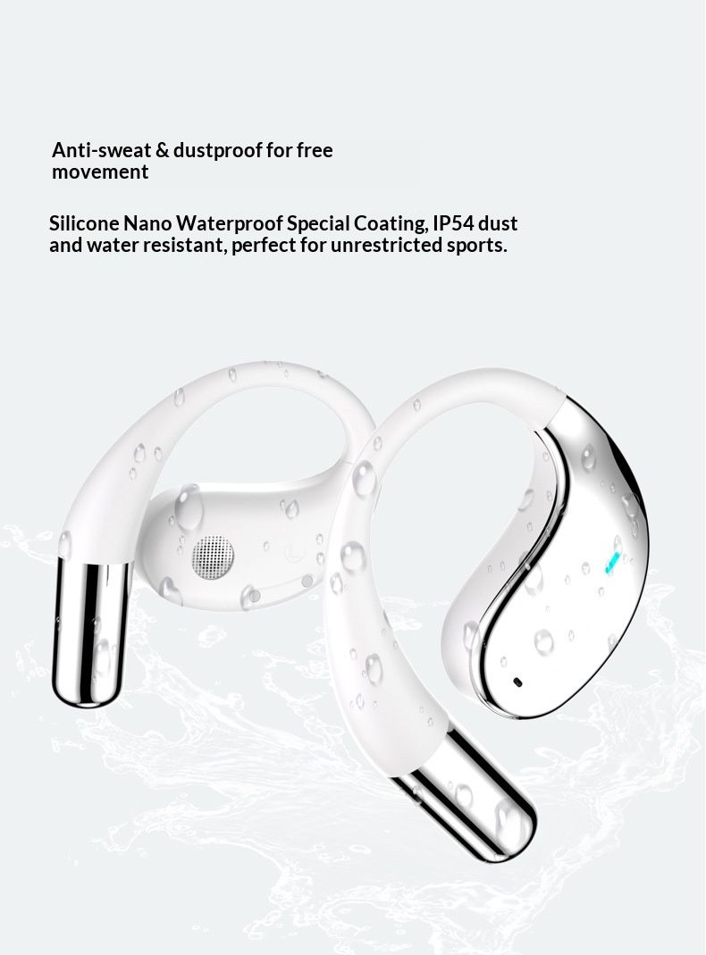 Écouteurs intra-auriculaires NeoGear Bluetooth en promotion 2025 : traduction intelligente par IA, conduction osseuse et crochet d'oreille, pour le sport._voghion.com