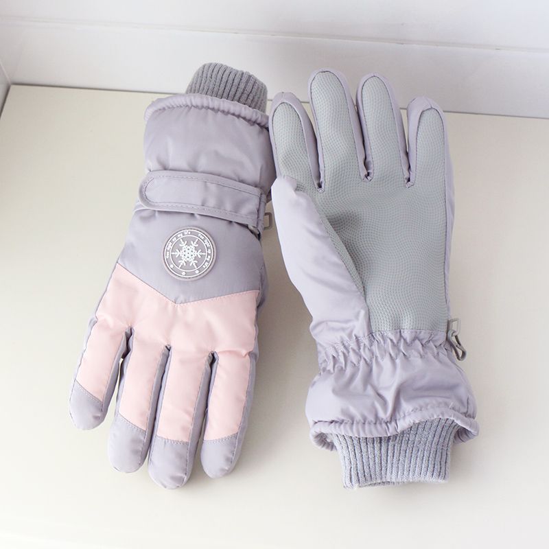 Paar verdickte Fleece-Kälteschutz-Fahrrad-Skihandschuhe_voghion.com