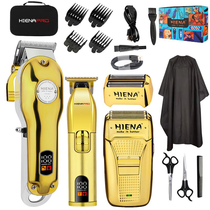 Tondeuse à cheveux professionnelle pour salon de coiffure pour hommes, affichage numérique LCD, costume, tondeuse à cheveux Rechargeable_voghion.com