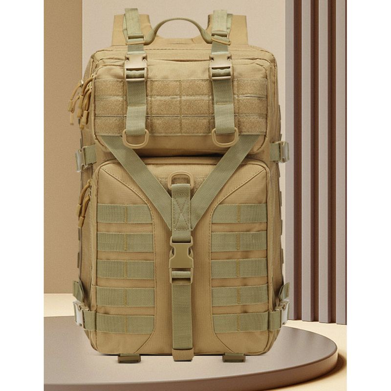 Tactical camouflage 3P for outdoor mountaineering, hiking, camping, multi-functional, high-capacity backpack new product_voghion.com