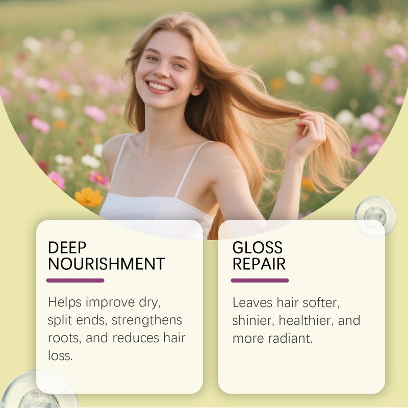 HOEGOA Feuchtigkeitsspendendes, glänzendes und geschmeidiges, täglich pflegendes Leave-in-Haarspray_voghion.com
