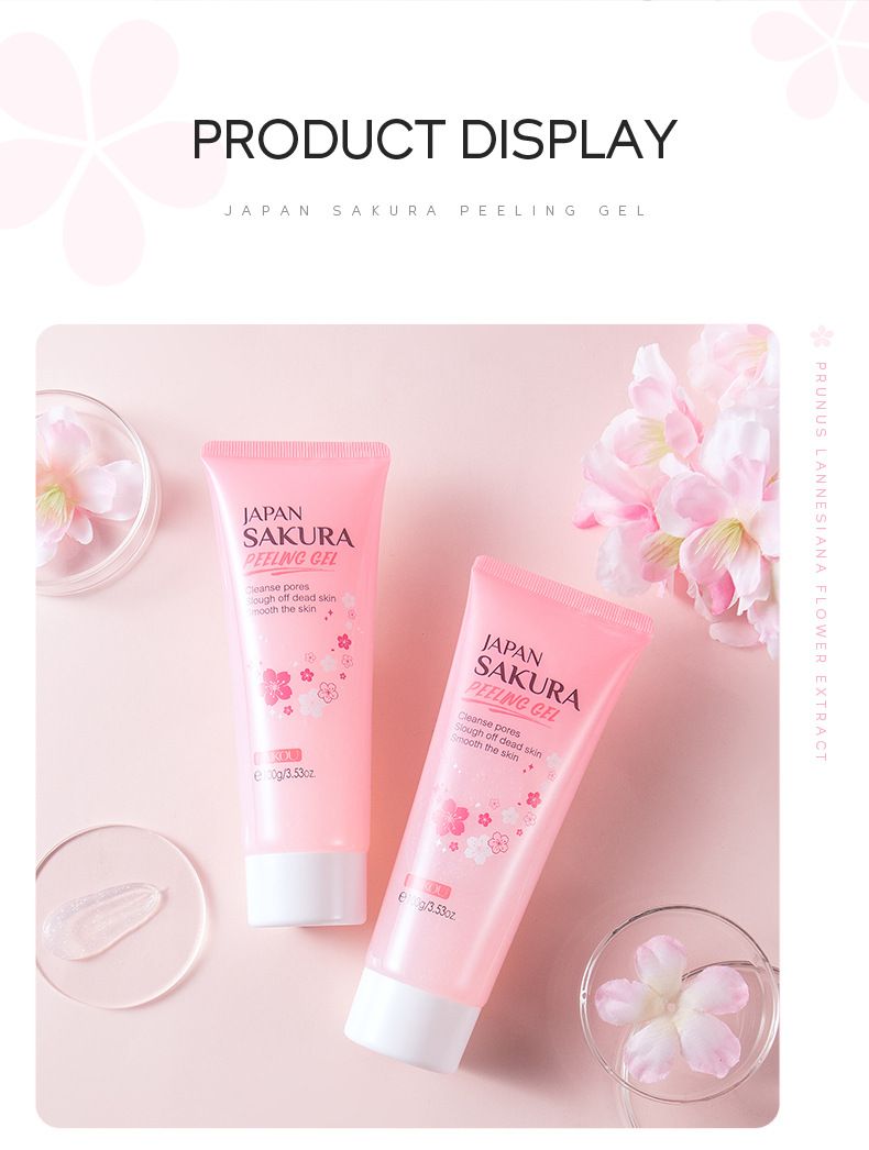Facial Scrubs & Polishes Cherry Keratin 100g Clean Pores Moisturizing_voghion.com