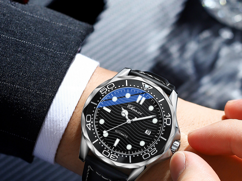 Watches For Men, Fully Automatic Calendar, Luminous, Waterproof, Genuine Leather Strap, Fashionable, High End Business_voghion.com