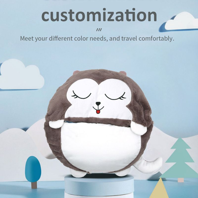 Saco de dormir de dibujos animados para niños, regalo de cumpleaños, saco de dormir para niños, almohada de peluche, sacos de dormir suaves y cálidos para bebés y niñas_voghion.com