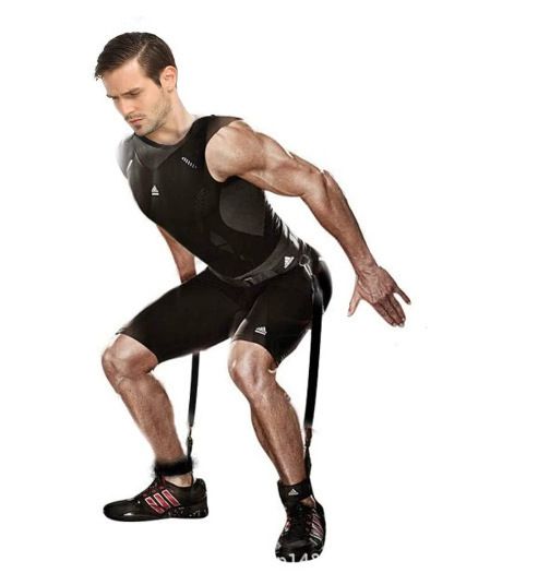 Vertical Trainer Basketball Track And Field Exercise Leg Explosion Power Jump Rope Resistance Band Training_voghion.com