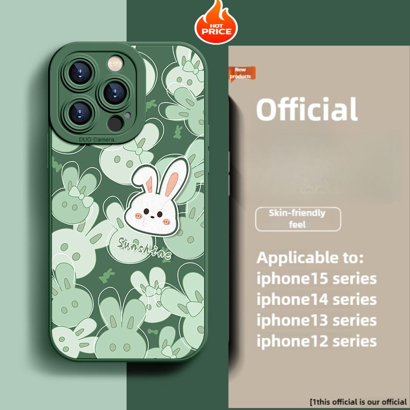 Custodia per cellulare compatibile con iPhone 15promax, nuova custodia protettiva creativa anti-caduta in silicone con motivo a cartoni animati_voghion.com