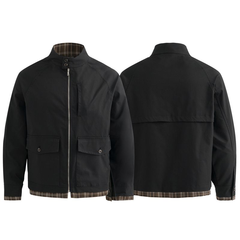 Eon Modish 2025, nuovo cappotto in stile americano con patchwork a quadri larghi_voghion.com