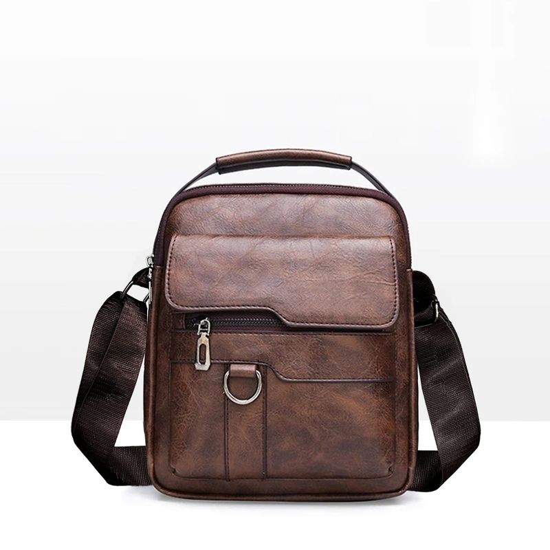 Single Shoulder Handbag Fashion Men's Soft Vertical Small Backpack Multifunctional Crossbody Bag_voghion.com