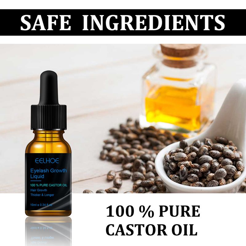 La soluzione per la cura delle ciglia all'olio di ricino EELHOE è naturalmente densa, lunga fibra, riccia, idratante e non soggetta a sbavature_voghion.com