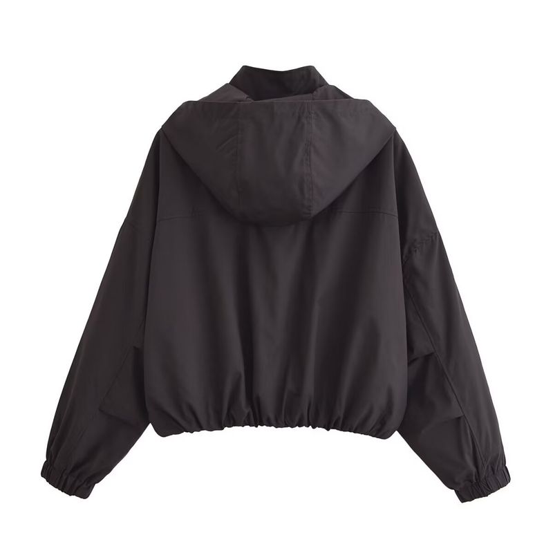 2025 Neue europäische und amerikanische Damenmode: Lässige Kapuzenjacke_voghion.com