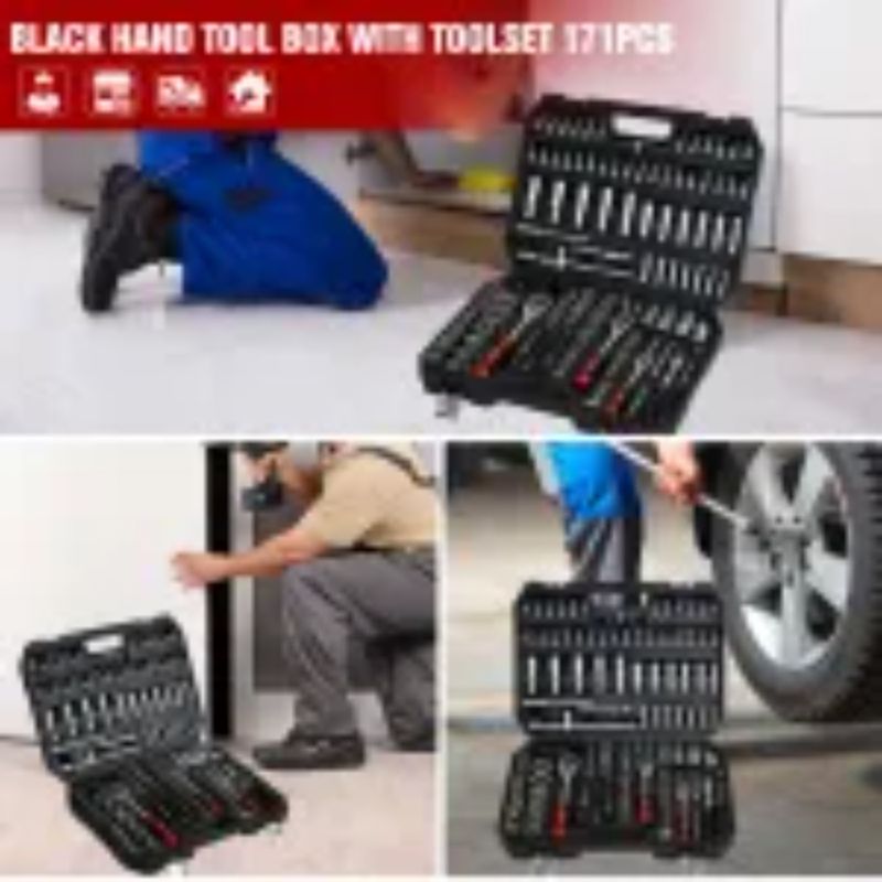 Tool Perfect For Wrench Car Tool Ratchet Home And Universal And Men Toolbox Tool For 171pcs - Socket Set Repair Set Homeown Box_voghion.com