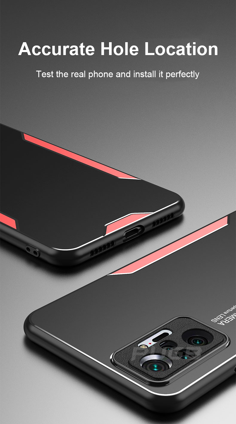 Custodia in alluminio antiurto per armatura in metallo per Xiaomi 12 11t Redmi Note 11 10 9 8 Pro 9s 10s K50 K30 K40 Cover paraurti in silicone_voghion.com